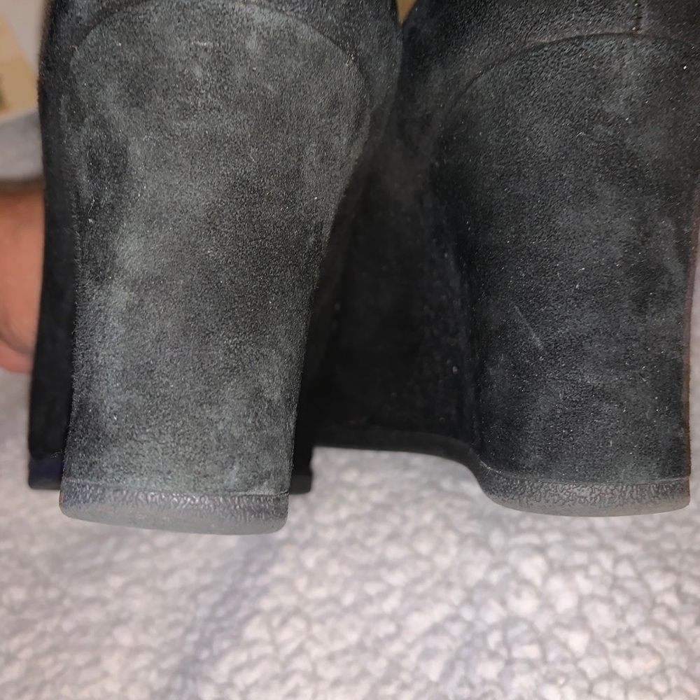 Pre-owned Coach Black Wedge Shoes Size 8 - Picture 5 of 5